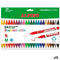 Alpino - Set Viltstiften Double Multicolour - Wasbaar - 20 Onderdelen (12 stuks)
