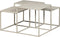 WOOOD Mida Salontafel - Metaal - Greige - 42x75x75