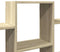 vidaXL - Wandschap - 159x18x66 - cm - bewerkt - hout - sonoma - eikenkleurig