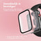 imoshion Screenprotector - Geschikt voor Apple Watch Series 7 / 8 / 9 - 45mm - Roze Full Cover Hard Case / Beschermend Hoesje - Rosé goud