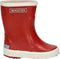 Bergstein Rainboot - Regenlaarzen Unisex Junior - Handgemaakt natuurrubber - Rood - Maat 23