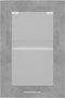 vidaXL - Hangkast - Lyon - 40x31x60 - cm - bewerkt - hout - betongrijs