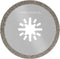 63mm diamant rond multitool zaagblad - 2 stuks