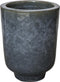 PTMD Jesse Ronde Bloempot - H60 x Ø50 cm - Keramiek - Donkergrijs