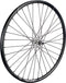 Voorwiel 28 inch 622 zwart zwarte spaak rollerbrake