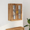 vidaXL - Hangkast - 69,5x34x90 - cm - artisanaal - eikenkleurig