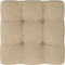vidaXL Bankkussens pallet 2 st beige