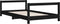 vidaXL - Kinderbedframe - 80x160 - cm - massief - grenenhout - zwart