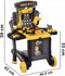 Speelgoed werkbank - 3-in-1 - 17 onderdelen - 59 x 42 x 46,5 cm