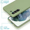 iMoshion Hoesje Geschikt voor Samsung Galaxy S21 Hoesje Siliconen - iMoshion Color Backcover - groen