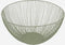 Point-Virgule - Wire - Fruitschaal - Fruitmand - Metaal - Saliegroen ø 25cm H 14cm