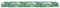 vidaXL - Ligbedkussens - voor - Bank - 2 - stuks - Bladpatroon - 180x40x8 - cm - Oxford - Stof