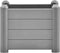 vidaXL - Plantenbak - verhoogd - 43x43x35 - cm - PP - steengrijs