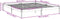 vidaXL - Bedframe - extra - lang - zonder - matras - grenenhout - wit - 200x220 - cm