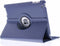 Tablet Hoes Geschikt voor iPad 2 (2011) 9.7 inch /iPad 3 (2012) 9.7 inch / iPad 4 (2012) 9.7 inch - 360° Draaibare Bookcase - Blauw