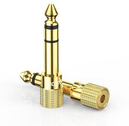 UGREEN 20503 - Adapter 3,5 mm mini-jack naar 6,3 mm jack - Hoogste geluidskwaliteit - Goud