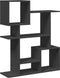 vidaXL - Kamerscherm - / - boekenkast - 92x29x112 - cm - bewerkt - hout - zwart