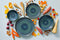 Palmer Bord diep Miami 22 cm Groen Stoneware 2 stuk(s)