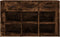 vidaXL - Dressoir - 100x30x59,5 - cm - bewerkt - hout - gerookt - eikenkleurig