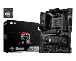MSI B550-A PRO - Moederbord - AMD B550 - Socket AM4 - 4x DDR4 - ATX