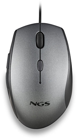 NGS Moth Grey - Draadloze Muis - 1.600dpi - Grijs