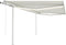 vidaXL - Luifel - automatisch - met - LED - en - windsensor - 4x3,5 - m - crèmekleurig