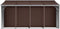 vidaXL - Tuinschuur - 277x365,5x179 - cm - gegalvaniseerd - staal - bruin
