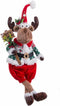 Christmas Kerstversiering Multicolour Zand Weefsel Rendier 23 X 14 X 64 Cm