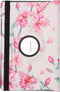 iMoshion Tablet Hoes Geschikt voor Samsung Galaxy Tab A7 - iMoshion 360° Draaibare Design Bookcase - Wit /Blossom Watercolor White