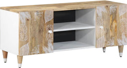 vidaXL - Tv-meubel - 105x33,5x46 - cm - massief - mangohout