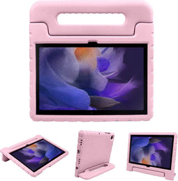 iMoshion Tablet Hoes Kinderen Geschikt voor Samsung Galaxy Tab A8 (2021/2022) - iMoshion Kidsproof Backcover met handvat - Lichtroze