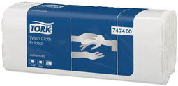 Tork gevouwen wasdoek, 4-laags, wit, H3, pak van 120 stuks