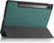 Lunso - Geschikt voor Lenovo Tab P12 Pro - Tri-Fold Bookcase hoes - Groen (niet voor de Geschikt voor Lenovo Tab P12)