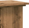 vidaXL - Plantenstandaard - 33x33x60 - cm - bewerkt - hout - artisanaal - eiken