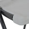 vidaXL - Barstoelen - inklapbaar - 2 - st - HDPE - en - staal - wit
