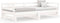 vidaXL - Slaapbank - met - onderschuifbed - 90x190 - cm - massief - grenenhout - wit