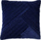 Dutch Decor GIDI - Kussenhoes velvet 45x45 cm Insignia Blue - donkerblauw - met rits