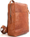 SPIKES & SPARROW Leren Vrije tijd rugzak Rugzak met laptopvak Bronco Backpack Brandy Bruine