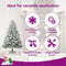 vidaXL - Kunstkerstboom - met - sneeuwvlokken - 180 - cm - PVC - en - PE - groen