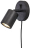 GOOD&MOJO Wandlamp Java - Bamboe Zwart - Ø12cm - Binnen Modern