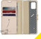 Accezz Hoesje Geschikt voor Samsung Galaxy A51 Hoesje Met Pasjeshouder - Accezz Wallet Softcase Bookcase - goud