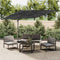 vidaXL - Zweefparasol - met - dubbel - dak - 300x300 - cm - antracietkleurig