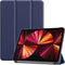 Just in Case iPad Pro 11 (2018 2020 2021) - Smart Tri-Fold Hoes - Auto-wake functie - Blauw