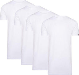 Cappuccino Italia - Heren Tee SS 4-Pack T-shirts - Wit - Maat S