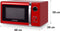 Klarstein Fine Dinesty - Magnetron met grillfunctie - 23L 800W magnetronvermogen 1000W grillvermogen - Rood