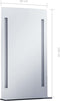 vidaXL - Badkamerspiegel - LED - met - schap - 60x100 - cm