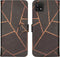 iMoshion Hoesje Geschikt voor Samsung Galaxy A22 (5G) Hoesje Met Pasjeshouder - iMoshion Design Softcase Bookcase - Zwart / Meerkleurig / Black Graphic