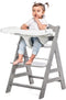 Hauck Alpha Tray - Tafelset voor kinderstoelen - Verstelbaar blad met bekeruitsparing - White