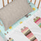 Happy Friday Sheet set 2 pieces Rabbit family 100x130 cm (Cot) Multicolor