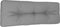 vidaXL - Palletkussen - 120x40x12 - cm - stof - grijs